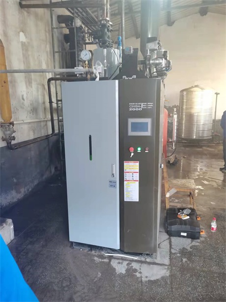 大西热能在郑州某厂为客户安装蒸汽发生器现场调试完成 
